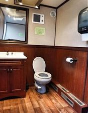 portable bathroom trailer