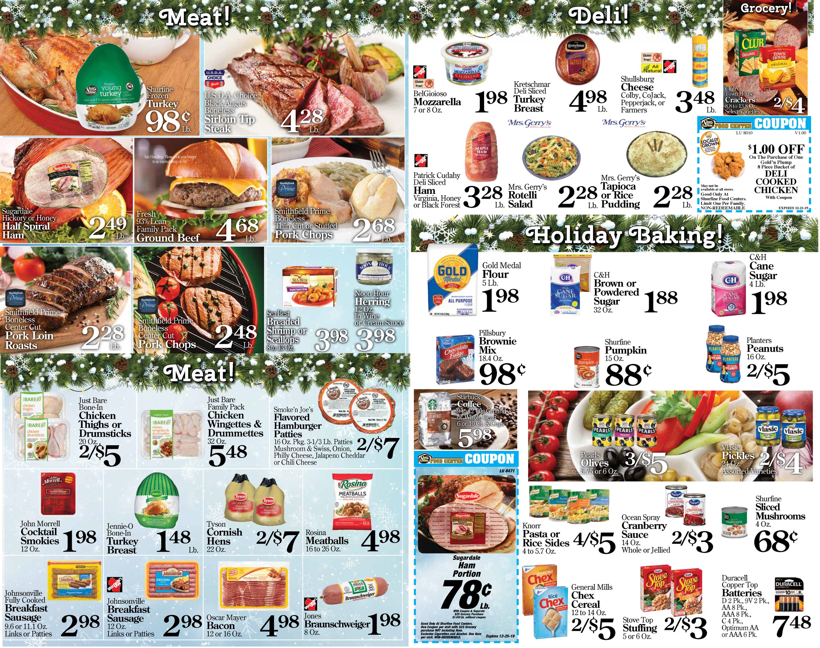 Pritzl's Weekly Ad page 2-3