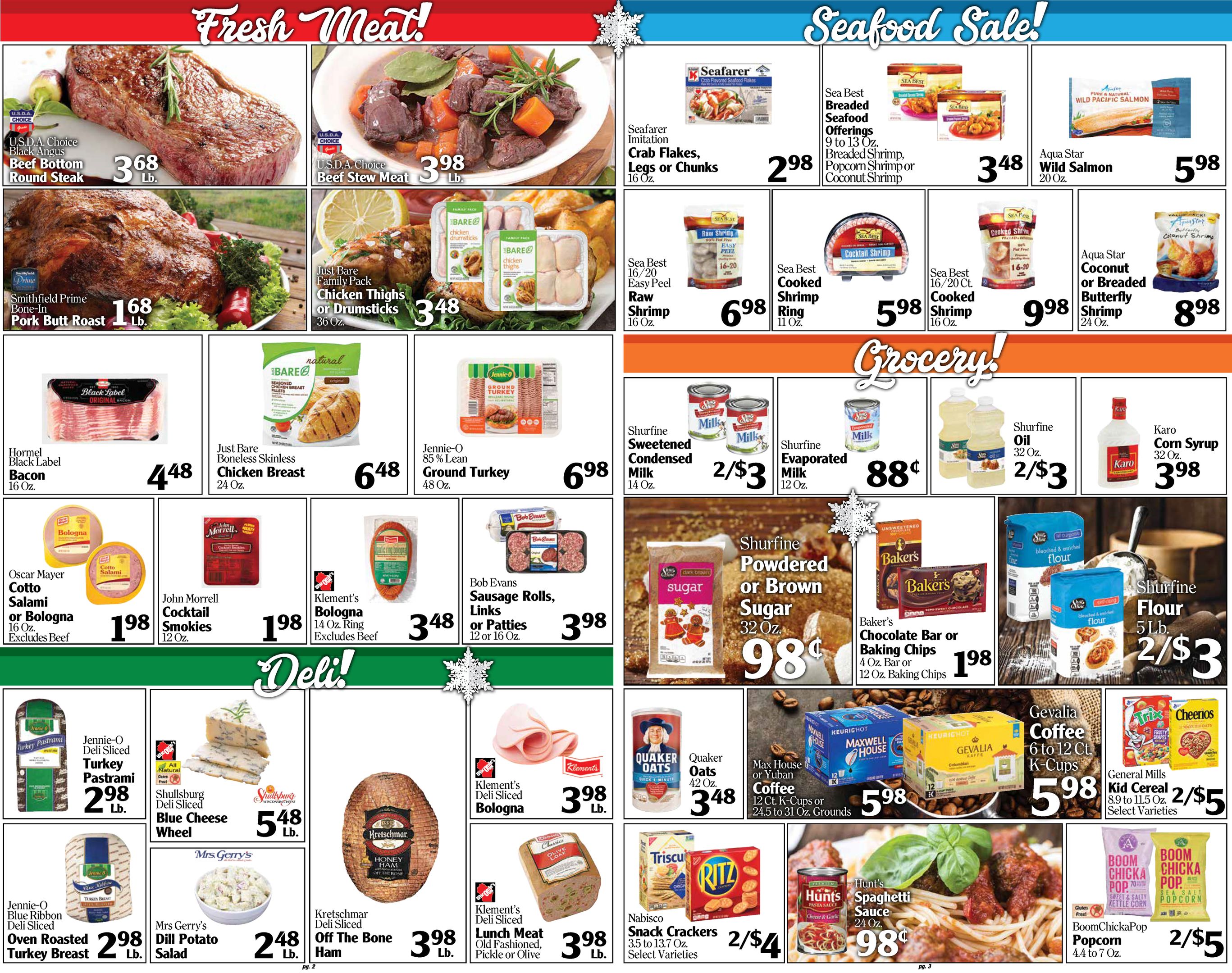 Pritzl's Trading Post Weekly Ad - Page 2 and 3