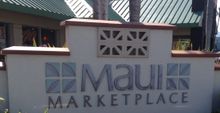 maui marketplace sign