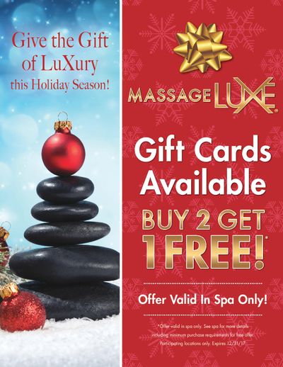 MassageLuxe Holiday Specials