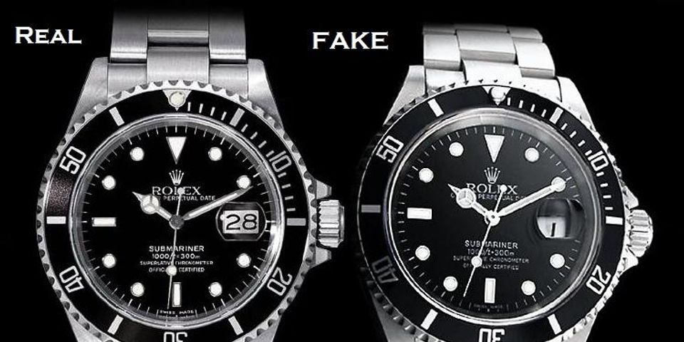 how to recognize a real rolex watch
