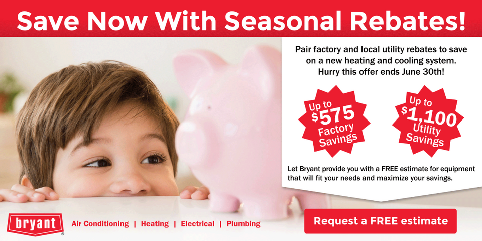 Bryant Heating And Air Conditioning Rebates