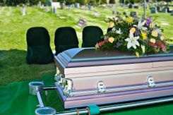 arranging a funeral