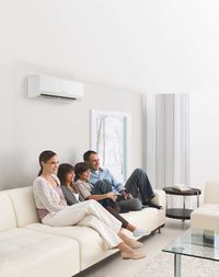individual room heating and cooling with ductless system