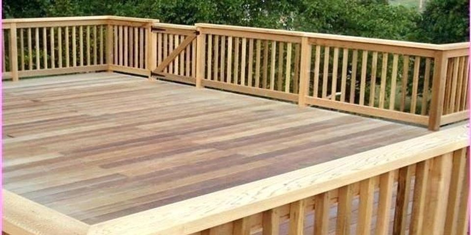 Deck railing height requirements - Deaton Builders
