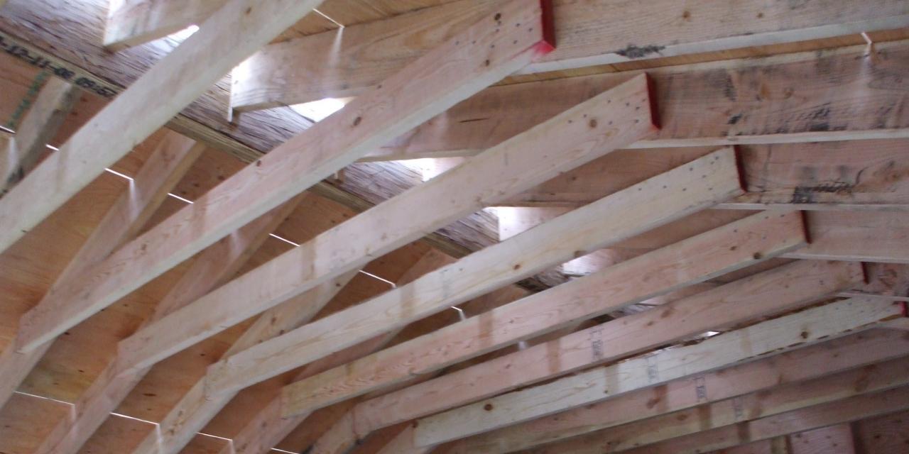 hip roof cathedral ceiling rafter ties