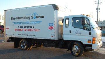 a Plumbing Source truck