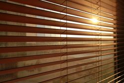 faux wood blinds