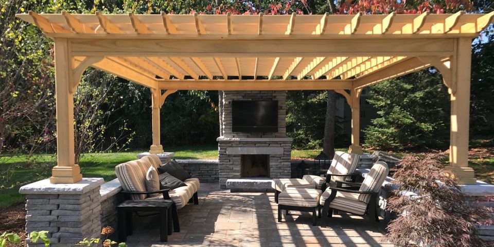 3 Benefits Of Outdoor Fireplaces, Great Lakes Landscaping Chesterfield Mi