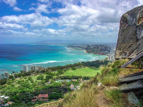 View from the top of Diamond Head