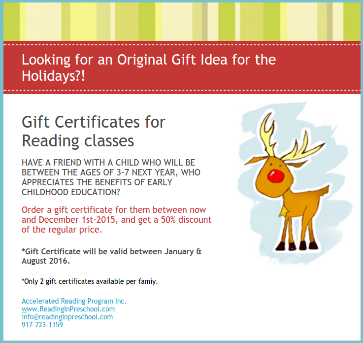Gift Certificate Offer
