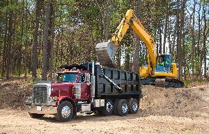 Dump Truck Hauling